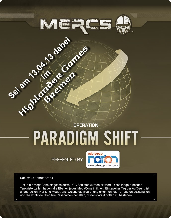 MERCS Operation Paradigm Shift Event