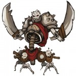 MYTH MERCSMinis Kickstarter Roundup Skeleton Boss